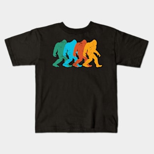 FOUR BIGFOOT RETRO VINTAGE Kids T-Shirt